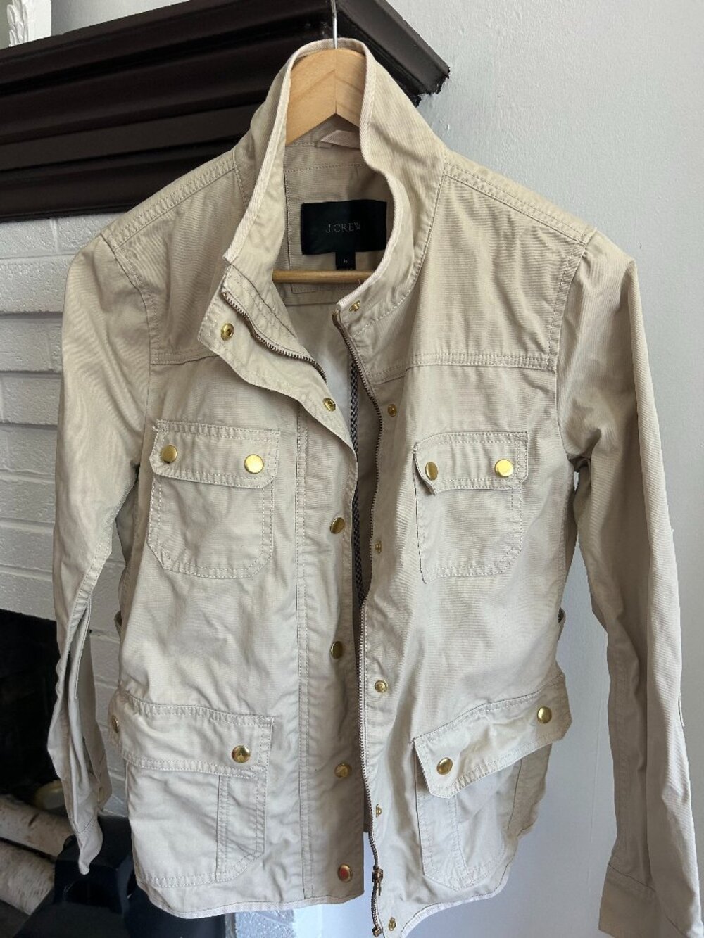 J. Crew Utility Jacket Size M Great Condition - Picture 3 of 5